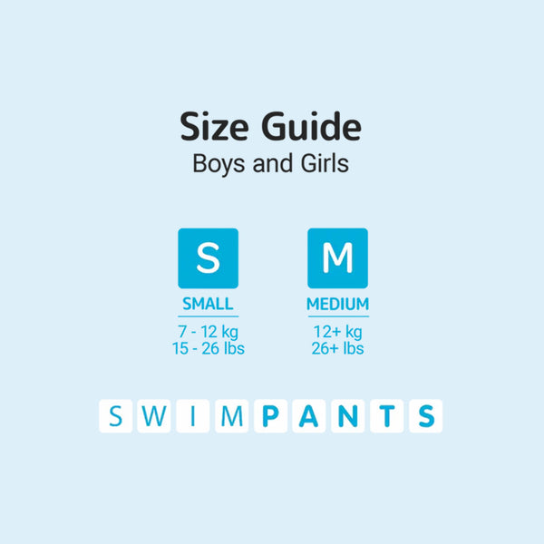 Bambo Nature Disposable Swim Diaper Pants, Size S (7-12 kgs) - Dezine Kids