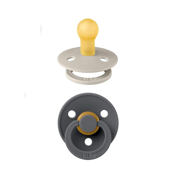 Bibs Colour Pacifiers 2 Pack - Sand/Iron