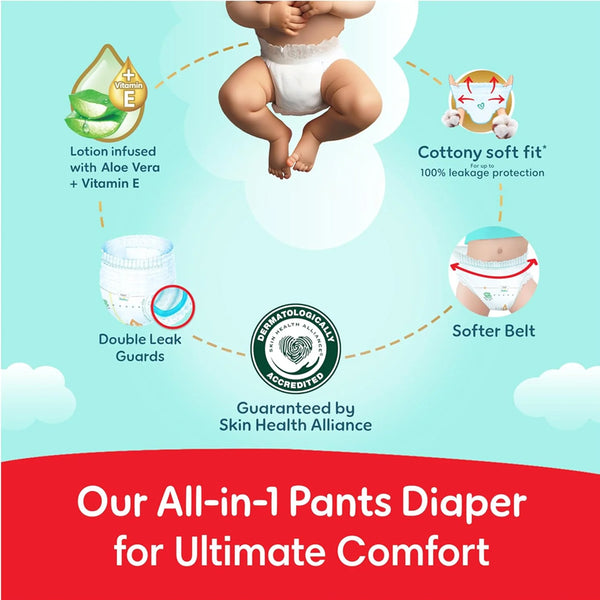 Pampers Ultimate Comfort Pants Size 4 (9 to 14 Kg) 50 Pcs (Made in Egypt)