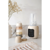 Beaba Multi Milk 5 in 1 Baby Bottle Warmer, Fast Steam Mode, Defrost & Baby Food Warmer with LED Display, Touch Screen & Adjustable Timer - Clay