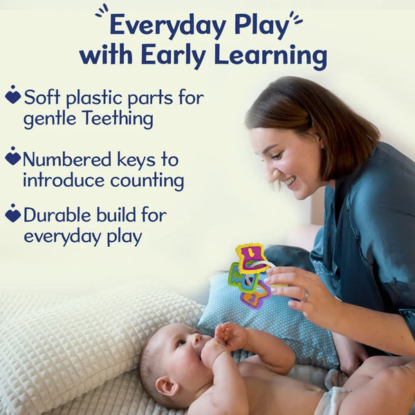 Chicco Easy Grasp Rattle Teether BPA Free & Non Toxic