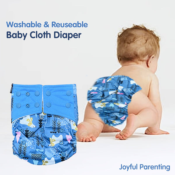 Hopop Washable & Reusable Cloth Diaper for Babies - Dezine Kids