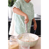 Beaba 2 in 1 Waterproof Bib with Detachable Sleeves, Foldable Food Catcher Pocket - Sage Green