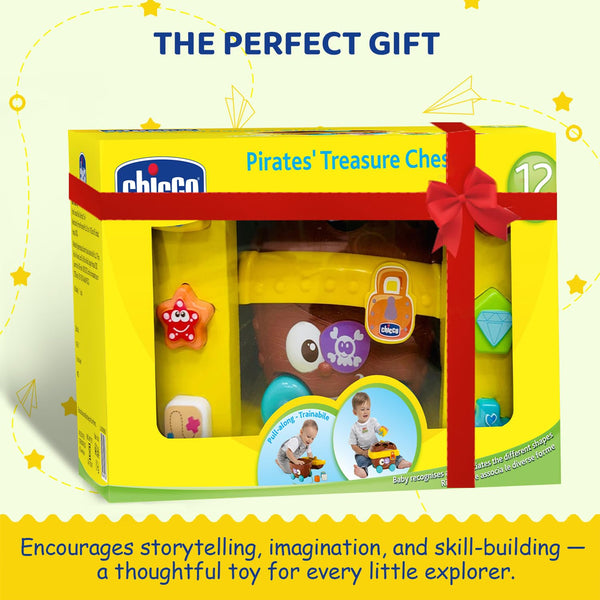 Chicco Toy Pirates Treasure Chest Shape Sorter 12M+