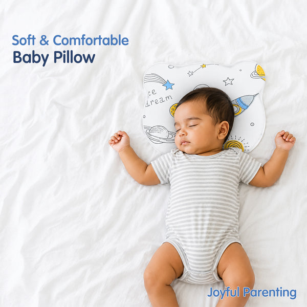 Hopop Head Shaping Memory Foam Pillow for Newborns - Dezine Kids