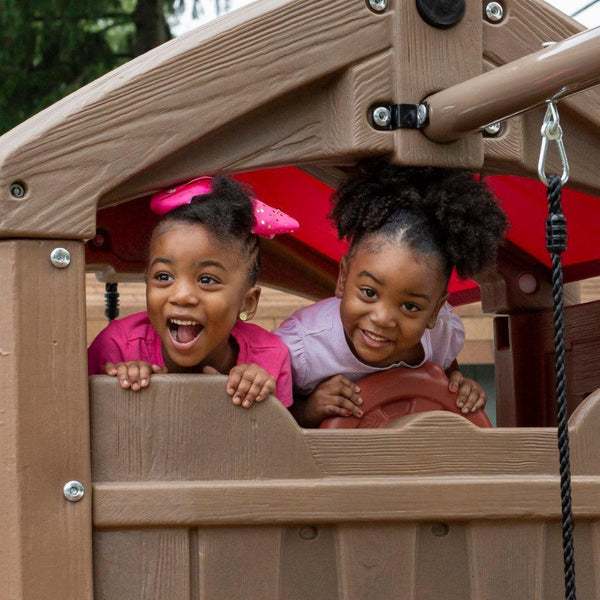 Step2 Naturally Playful Adventure Lodge Play Center with Glider for Kids - Dezine Kids