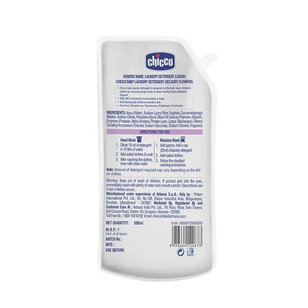 Baby Laundry Detergent Delicate Flowers 500ML - Dezine Kids