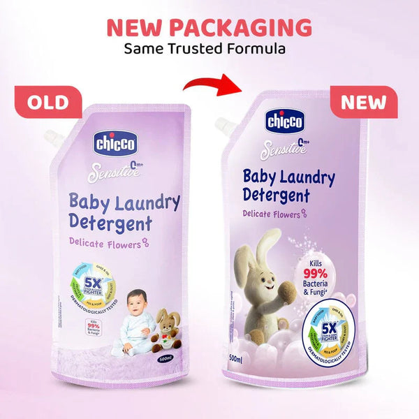 Baby Laundry Detergent Delicate Flowers 500ML - Dezine Kids