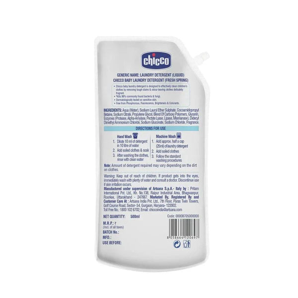 Baby Laundry Detergent Fresh Spring 500ML - Dezine Kids