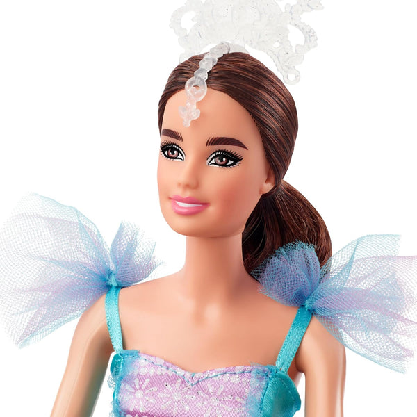 Barbie Signature Ballet Wishes Doll (Brunette, 12 in), Posable, Wearing Ballerina Costume - Dezine Kids