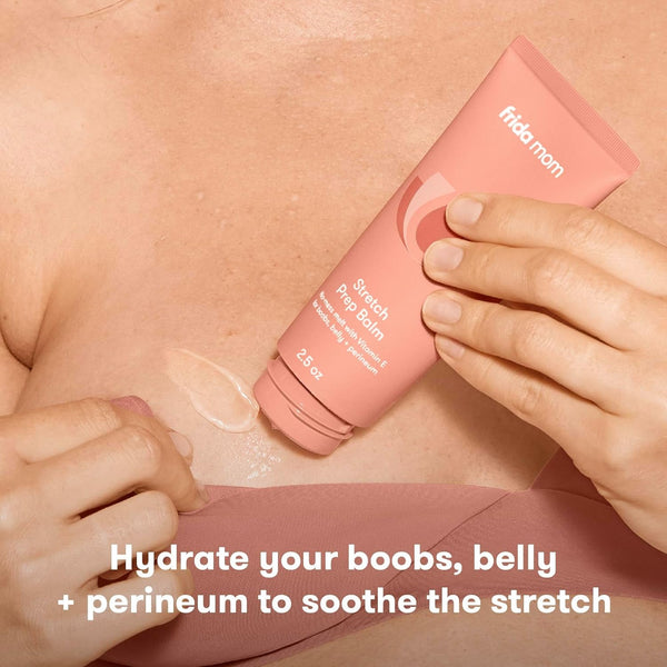 Frida Mom Stretch Mark Cream, Moisturizing Lotion for Stretch Marks and Perineal, 2.5oz