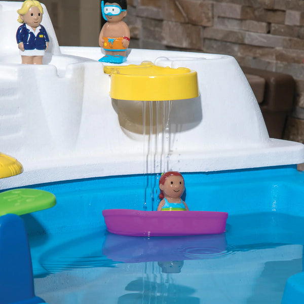 Step2 Fiesta Cruise Sand & Water Table With Umbrella - Dezine Kids