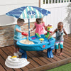 Step2 Fiesta Cruise Sand & Water Table With Umbrella - Dezine Kids