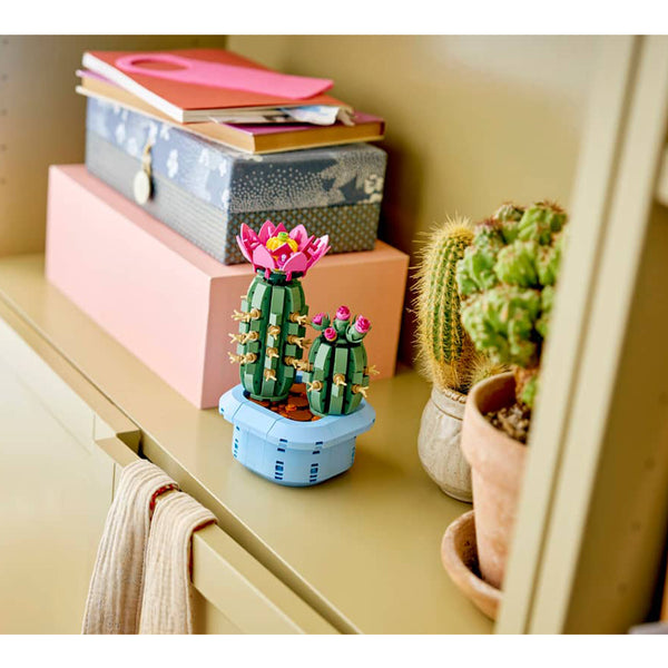 Lego Botanicals Flowering Cactus Plants Decor Building Set for Kids