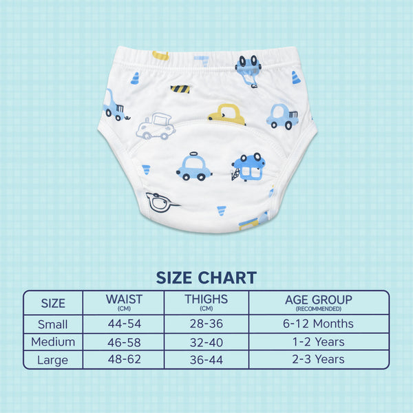 Hopop Padded Potty Training Underwear Pants for Babies & Toddlers - Assorted - Dezine Kids