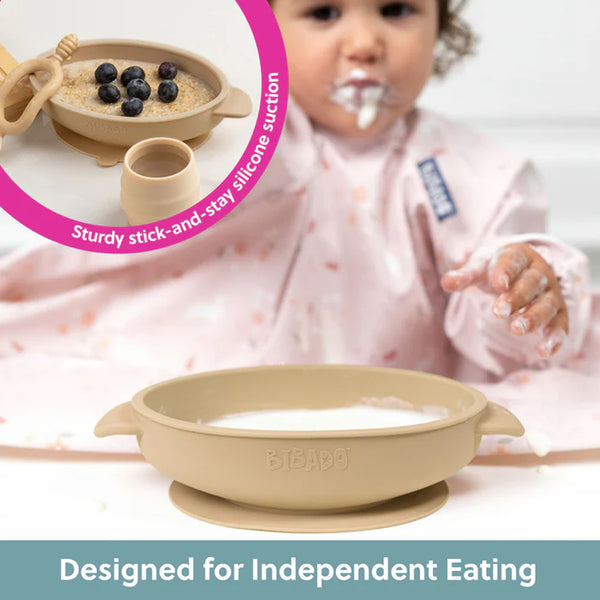 Bibado Silicone Suction Bowl - Fawn
