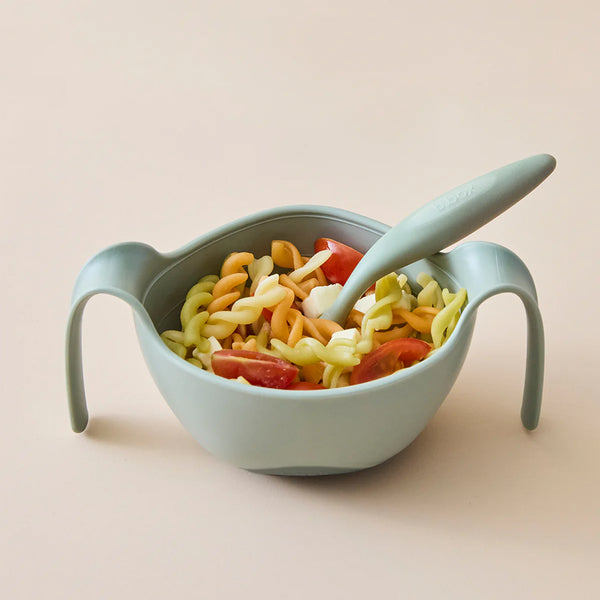 B.Box Toddler Cutlery Set Spoon and Fork - Sage Green