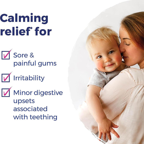 Boiron Camilia Teething Drops for Daytime and Nighttime Relief of Painful or Swollen Gums and Irritability in Babies - 30 Count