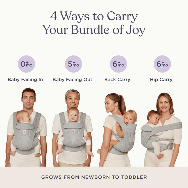 Ergobaby Omni Deluxe Baby Carrier - Serene Blue - Dezine Kids
