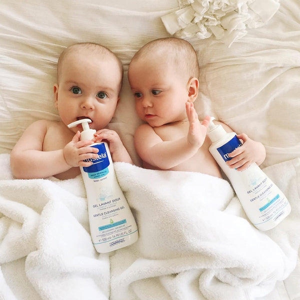 Mustela Gentle Cleansing Gel Baby Hair & Body Wash With Avocado & Vitamin B5 Prevents Dryness & Skin Irritation - 500 ml