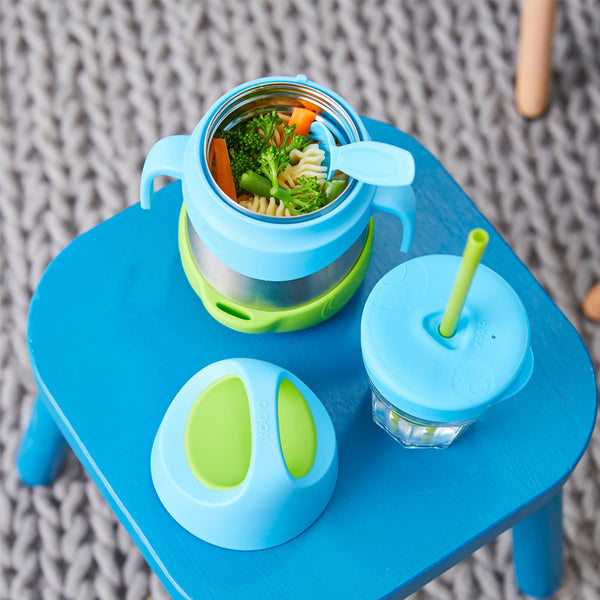B.Box Insulated Food Jar Double Walled Stainless Steel - Ocean Breeze Blue Green