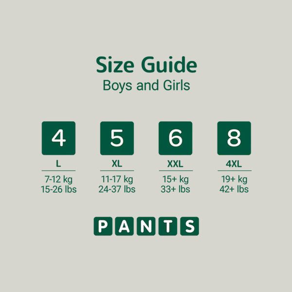 Bambo Nature Pant Style Diapers, Size 5, XL Size (11-17 Kgs) 38 Pcs