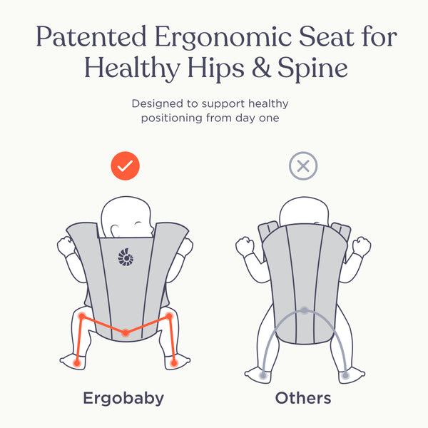 Ergobaby Embrace Knit Newborn Carrier - Blush Pink