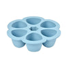 Beaba Silicone Multiportions, 6 x 150ml - Windy Blue - Dezine Kids