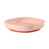 Beaba Silicone Suction Plate - Light Pink - Dezine Kids