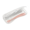 Beaba Set of 2 Easy-Grip 1st Stage Silicone Spoons - Vintage Pink/Light Mist - Dezine Kids