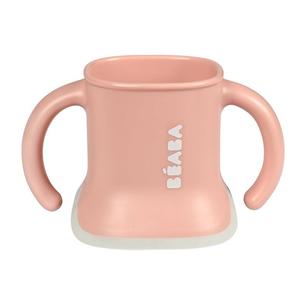 Beaba 3 in 1 Evoluclip Training Cup - Pink - Dezine Kids