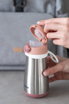 Beaba Stainless Steel Bottle 350 ml - Vintage Pink