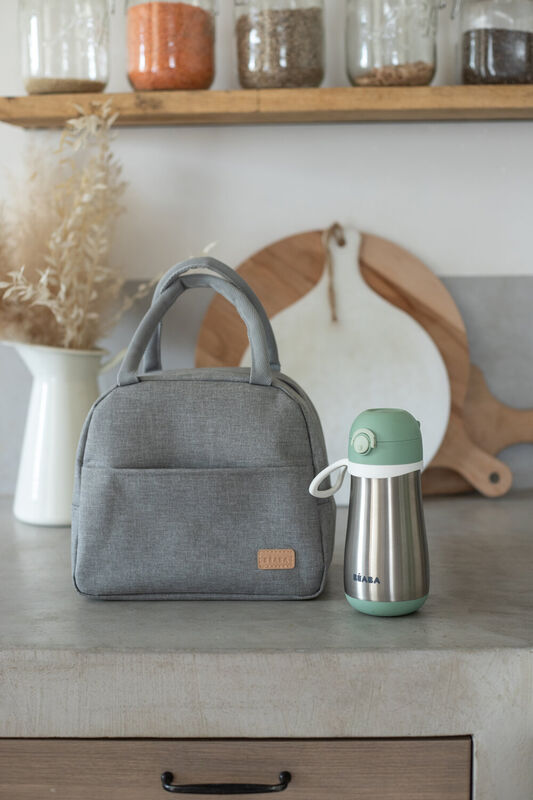 Beaba Stainless Steel Bottle 350 ml - Sage Green