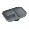 Beaba Divided silicone plate - Mineral Grey - Dezine Kids