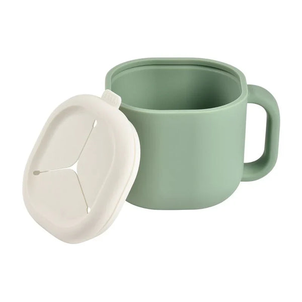 Beaba Snack box silicone sage green - Dezine Kids