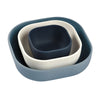 Beaba Silicone 3 piece nesting bowl set -Night Blue - Dezine Kids