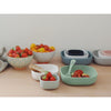 Beaba Silicone 3 piece nesting bowl set - Sage Green - Dezine Kids