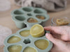 Beaba Silicone Multi-Portion Trays 6*5 oz. - Sage Green - Dezine Kids