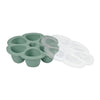 Beaba Silicone Multi-Portion Trays 6*5 oz. - Sage Green - Dezine Kids
