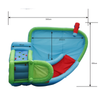 Happy Hop Crocodile Inflatable Water Slide