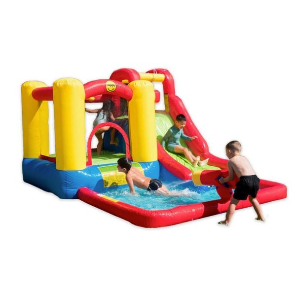 Happy Hop Jump & Splash Adventure Zone With Cannon for Kids Ages 3 Years and Up