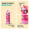 Basil Insulated Stainless steel Sipper with Loop Handle- Pixie Dash