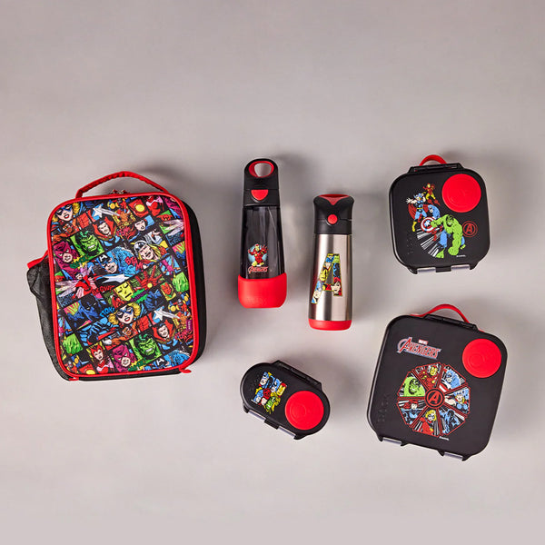 B.Box Mini Lunchbox with Adjustable Divider - Marvel Avengers