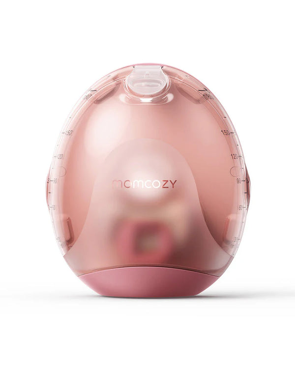 Momcozy Air 1 Ultra Slim Double Wearable Breast Pump, Wireless Charging Case with Real Time Milk Tracking - Red