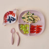 B.Box Toddler Cutlery Set Spoon and Fork - Blush Pink