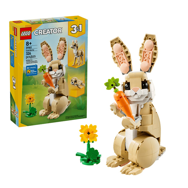 Lego Creator 3 in 1 Cute Bunny Toy Animal Playset