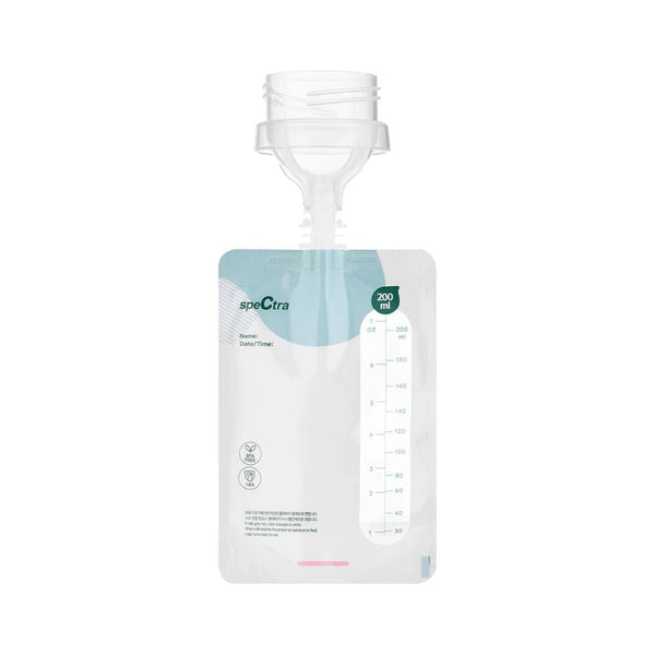 Easy Milk Storage Bags with Connector, 200 ml - 10 pcs - dezinekids.com