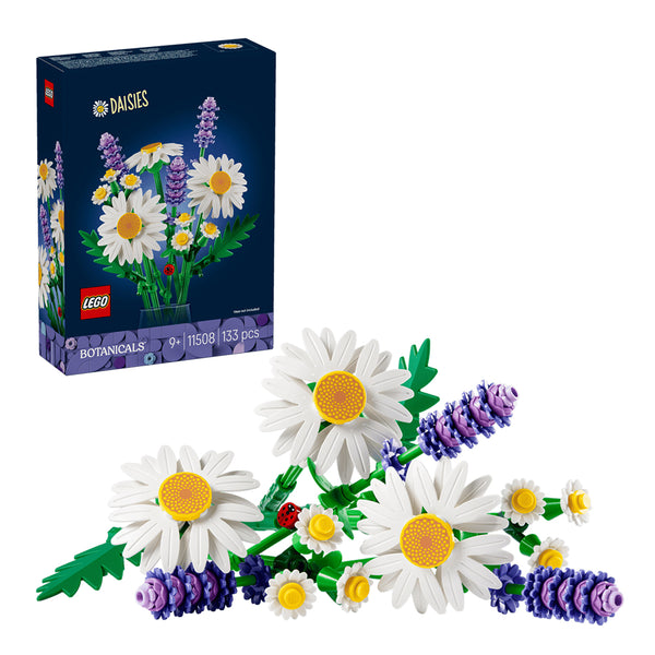 Lego Botanicals Daisies Flower Decor Building Set for Kids