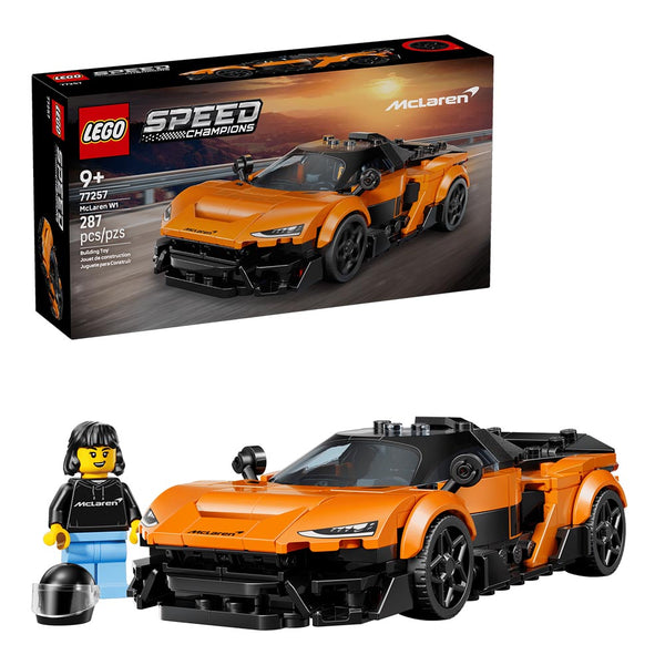 Lego Speed Champions McLaren W1, The Real Supercar with 1 Minifigure - Race Car