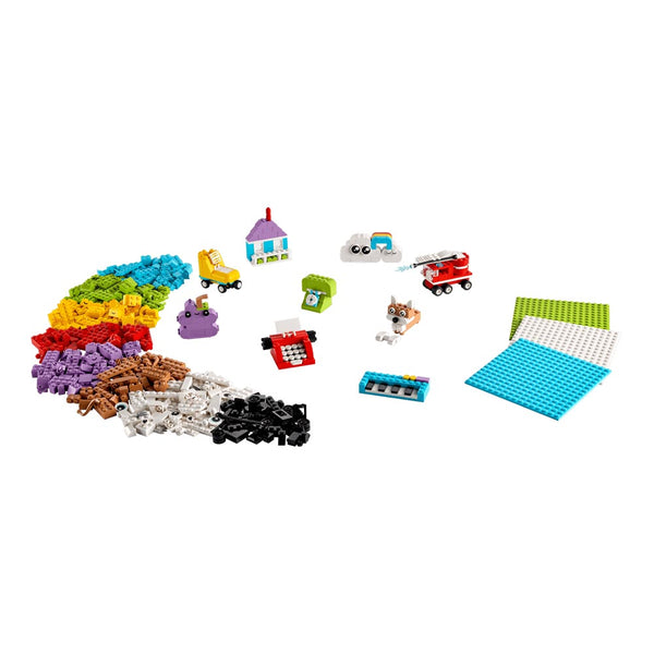 Lego Classic Creative Build and Play Box, Colorful Building Bricks Toy
